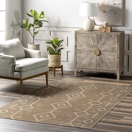 Nuloom Cynna Tribal Easy-Jute Machine Washable Area Rug 5ft x 8ft HJAV05A-508